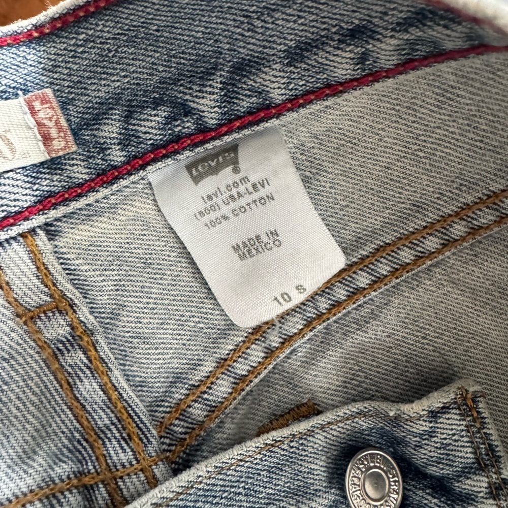 Vintage 550s Made in Mexico Levi's Light Blue Mom Jeans - Picture 3 of 5